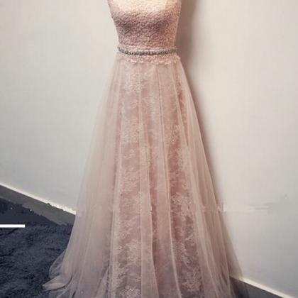 Pink Tulle Prom Dress, Party Dress