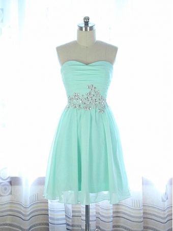 Mini Chiffon Cocktail Dress, Party Dress, Prom Dress